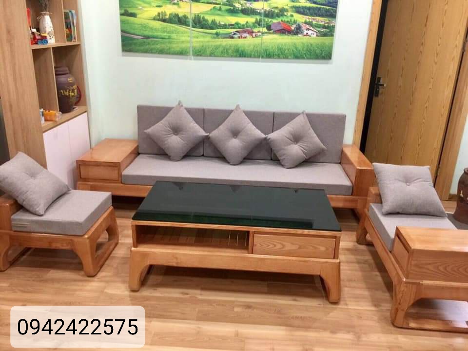 Sofa Gỗ Phòng Khách Cao Cấp SFTT01